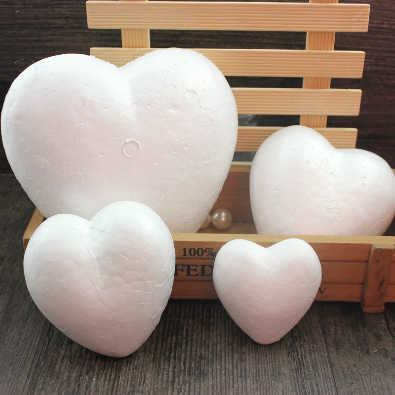heart foam ball flower arranging foam Heart Polystyrene Modelling