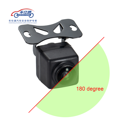 180 degree car camera Large wide-angle front camera  For DVD Back up Camera Without parking line side camera ► Photo 1/6