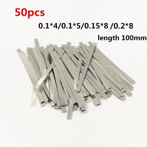 50pcs Nickel plated steel strip Nickel Plate Strap Strip Sheets for 18650 battery spot welding machine Welder /Spot welder ► Photo 1/1