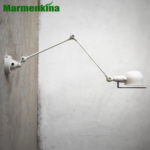 RH loft Robot arm wall lamp Jielde wall light reminisced retractable mechanical arm lamp vintage, With Switch E14 AC110-240V ► Photo 1/6