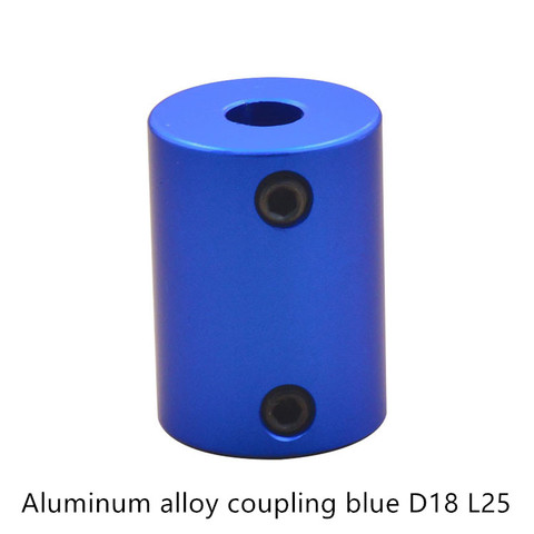 Aluminum Alloy Coupling Bore D18 L25 3D Printers Parts Blue Flexible Shaft Coupler Screw Part For Stepper Motor Accessories ► Photo 1/5