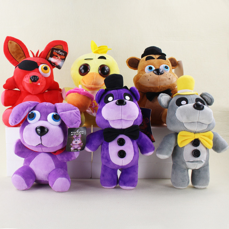 Five Nights At Freddy's FNAF 6 Shadow Freddy Bear Plush Doll Stuffed Toy  Gifts