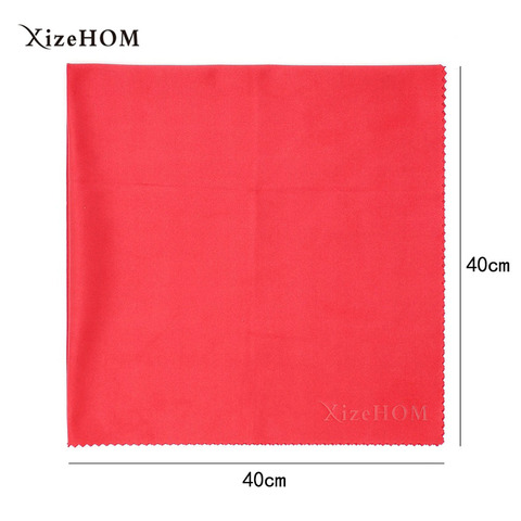 XizeHOM  (40*40cm/1pcs) Large Microfiber Cleaning Cloth for All Eyeglasses, Glasses, Camera Lenses(6 color) ► Photo 1/6