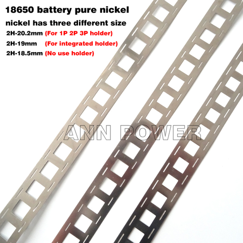 1M 99.96% High purity Pure Nickel belt 3P 4P 5P 6P lithium battery nickel strip Li-ion batteries Ni plate used for 18650 battery ► Photo 1/4