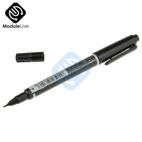 1PC CCL Anti-etching PCB Circuit Board Ink Marker Double Pen For DIY PCB Repair CCL Printed Circuit Diagram Black ► Photo 1/6