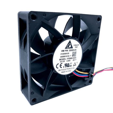 Brand New FFB0812EH -BE1T 32030125 80*80*25mm 12V 0.80A 6200RPM powerful communication equipments server interter cooling fan ► Photo 1/4