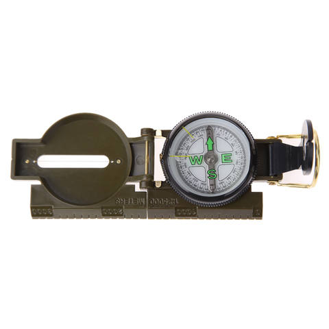 Portable Folding Lens Compass Survival American Military Army Geology Compass  bussola kompas For Outdoor Camping Hiking Tool ► Photo 1/6