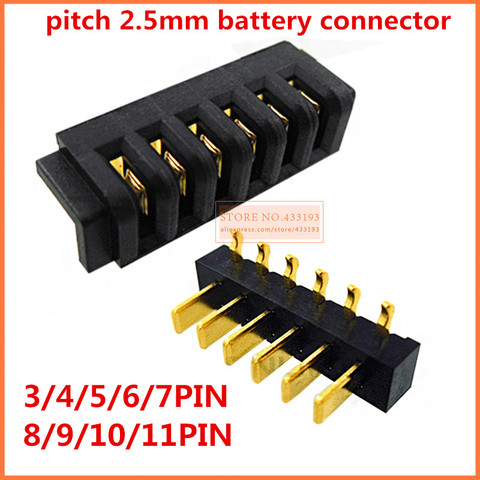 5pair/lot 3/4/5/6/7/8/9/10/11Pin laptop battery connector female and The male connector good qulity ► Photo 1/5