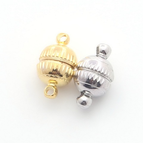 5~20Pcs HOT Strong Magnetic /Rhinestone Ball Magnetic Clasps For Necklace Bracelet Chain Buckle Hook Jewelry Findings ► Photo 1/6