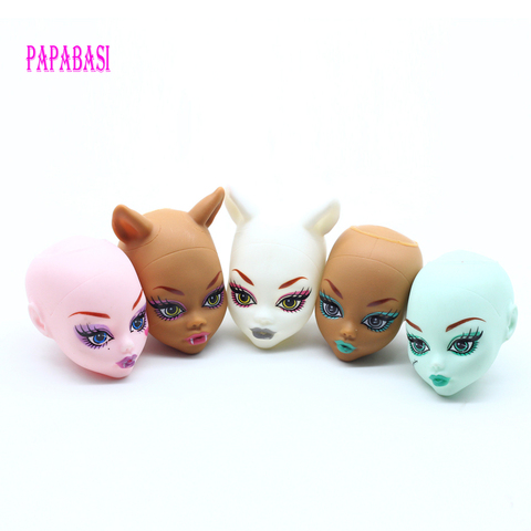 Soft Plastic Practice Makeup Doll Heads For Monster Doll BJD Doll's Practicing Makeup Monster Head Without Hair ► Photo 1/4