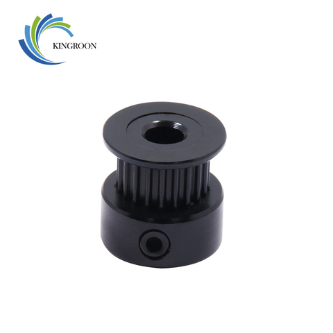 KINGROON 1pc Black GT2 Timing Pulley 20 Tooth 16 Tooth Wheel Bore 5mm 8mm Aluminium Gear Teeth Width 6mm 3D Printer Parts Pulley ► Photo 1/6