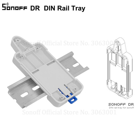 Sonoff DR DIN Rail Tray Adjustable Mounted Rail Case Holder Solution for Sonoff Mounted Onto The Guide Track Kit for Switchboard ► Photo 1/6