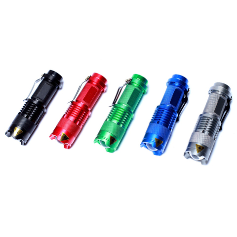 LED Flashlight 450Lumens led Torch Zoomable Waterproof Torch Light ► Photo 1/4