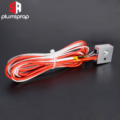 MK8 Extrusion V5 J-head Hotend Heating Aluminum Block 20x20x10mm with Thermistor  Ceramic Heater 12V 24V 40W for 3D Printer Part ► Photo 1/3