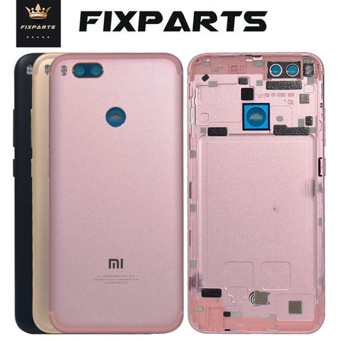 for Xiaomi Mi A1 Battery Cover A1 Rear Door Back Housing Case For Xiaomi Mi 5X A1 Battery Cover With Power Volume Button Replace ► Photo 1/6