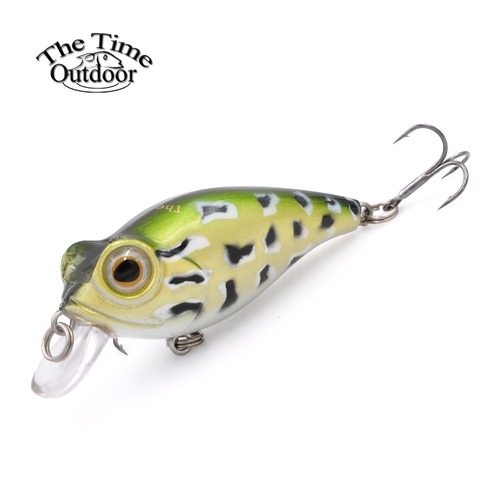 The Time brand small crankbait lures LTW45 fishing lure 48mm/5.6g Floating artificial wobblers crank bait for bass perch fishing ► Photo 1/6