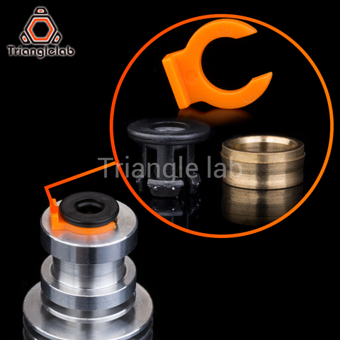 Embedded Bowden Coupling for Metal for E3D heatsink bowden tube collet  for E3D hotend HeatSink heater block Collet Clips ► Photo 1/5
