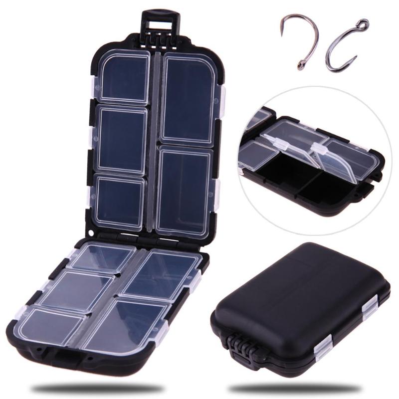 Tackle Organizer Portable Fishing Tackle Storage Containers Mini Tackle Box  With Different Compartments For Hook Jewelry
