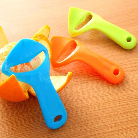 Multi-functional Plastic Orange Peel Candy Color Orange Lemon Peeler Kitchen Small Tool Portable Fruit Stripper Orange Device ► Photo 1/6