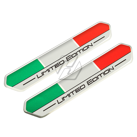 Chrome Reflective Italy Flag Limited Edition Sticker Motorcycle