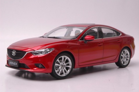 1:18 Diecast Model for Mazda 6 Atenza Red Sedan Alloy Toy Car Miniature Collection Gift MX5 MX ► Photo 1/1
