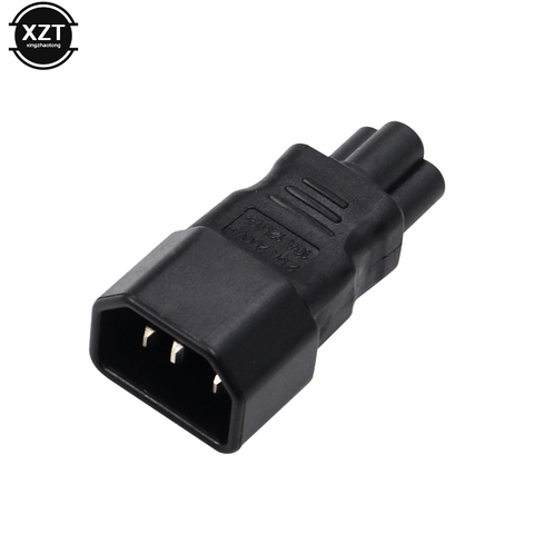 Universal Power Adapter IEC 320 C14 to C5 Adapter Converter C5 to C14 AC Power Plug Socket 3 Pin IEC320 C14 Connector HOT SELL ► Photo 1/5