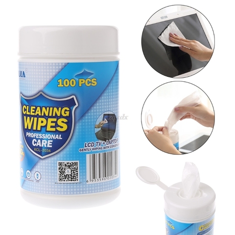 88Pcs/lot Computer LCD TV mobile phone screen camera Lens cleaning wipes Whosale&Dropship ► Photo 1/6