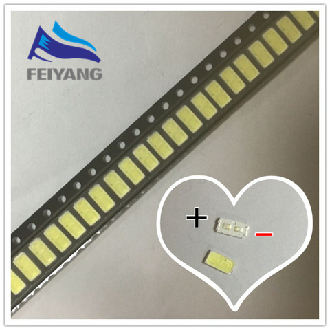 100PCS For LG LED TV Application LED Backlight High Power LED LCD TV Backlight 1W 6V 6030 Cool white TV Application LATHT420M ► Photo 1/1