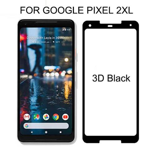Pixel 2 3 XL Smartphone Glass Screen Protector For Google Pixel 2 3 Pixel 2XL 2 3 XL 3XL 3D 2.5D Tempered Glass Full Coverage ► Photo 1/6