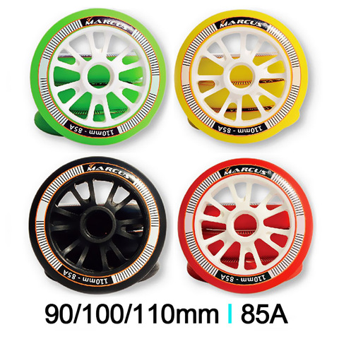 JK 90/100/110mm Skate roller 4 PCS Speed Inline Skates Wheels 85A Race Skating Wheels For Powerslide Marcus Speed Patines LZ1 ► Photo 1/1