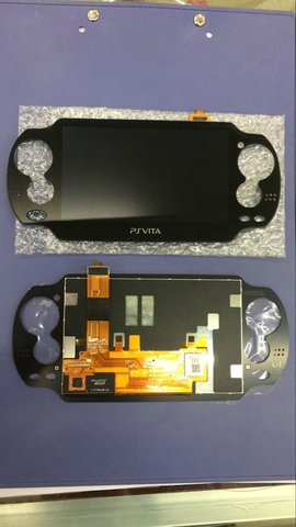 Black Color Original lcd for ps vita 1000 psvita psv 1000 lcd display with touch screen without Frame ► Photo 1/1