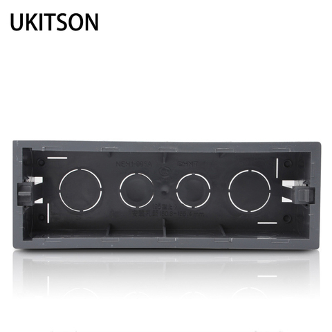 Black Color 118 Type Insert Wall Boxes Hidden Mount Box Enclosure Junction Wiring Case ► Photo 1/4