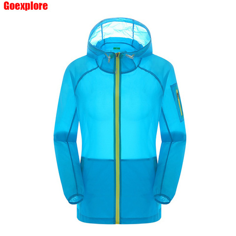 Dropshipping Sports Camping Fishing Thin Quick Dry Jacket Unisex Lightweight Coat Windproof Breawthable women summer windbreaker ► Photo 1/6