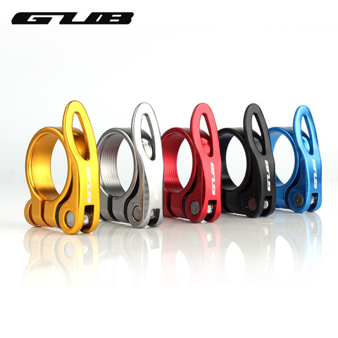 GUB 31.8mm 34.9mm Bicycle Seat Post Clamp Aluminum Alloy Quick Release Bike Seatpost Clamps Clamping Clip Bike Parts ► Photo 1/6