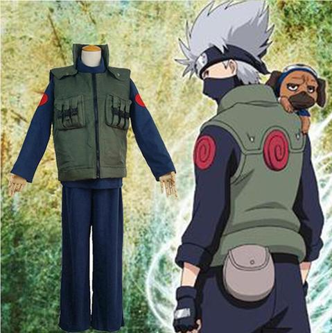 Anime Naruto Hatake Kakashi Cosplay Costume