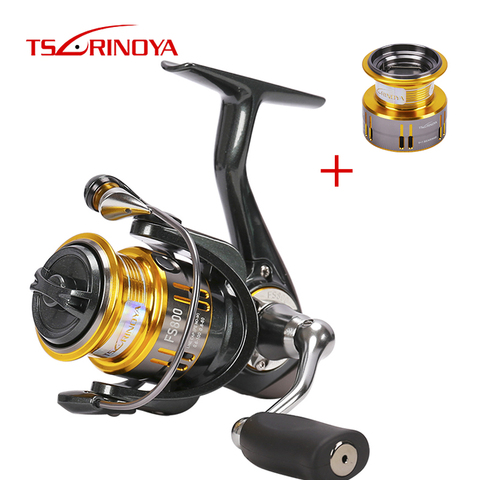 TSURINOYA FS 800 1000 2000 3000 Trout Fishing Reel With FS Spare Reel 5.2:1  9+1BB Spinning Saltwater Fishing Lure Reel - Price history & Review, AliExpress Seller - TSURINOYA Official Store
