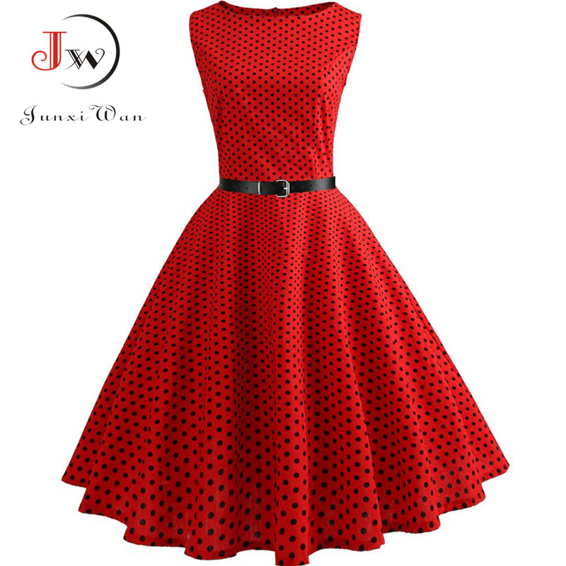 Summer Womens Dresses 2022 Casual Floral Retro Vintage 50s 60s