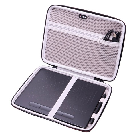 LTGEM EVA Hard Case Fit for Wacom Intuos Wireless Graphic Tablet, Size 10.4