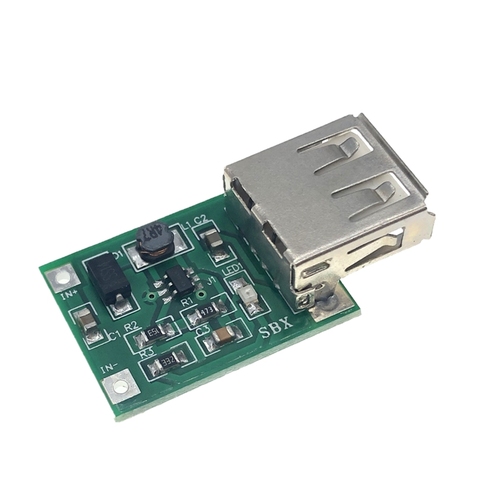 1pcs  DC-DC USB Output charger step up Power Boost Module 0.9V ~ 5V to 5V 600MA USB Mobile Power Boost Board ► Photo 1/1