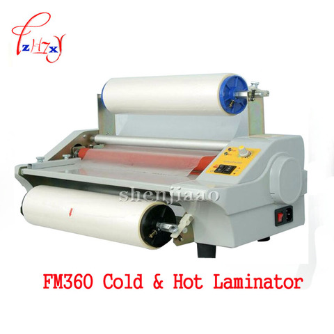 A3 Paper Laminating Machine,Cold Roll Laminator ,Four Rollers,Worker Card,Office File Laminator FM360 110v/220v 1PC ► Photo 1/6
