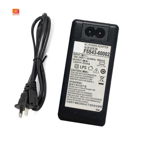 22V 455MA AC DC Adapter Charger For HP Printer  1112 2130 2132 Printer Power Supply 22V 455MA F5S43-60002 60001 ► Photo 1/5