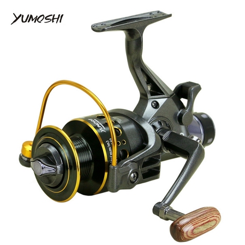 Yumoshi 3000- 6000 Metal Spinning Fishing Reel 10+1BB Saltewater Carp Fishing Reel Front and rear brake Speed ratio 5.0:1 5.2:1 ► Photo 1/6