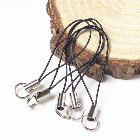 20pcs/lot Thread Cord Key Ring DIY Bag Key Ring Bags Toys Hanger Clips Key Holder Keychain DIY Keyfob DIY KeyChain Accessories ► Photo 1/6