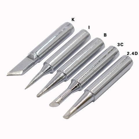 5pcs/lot High Quality 900M-T-I B K 3C 2.4D for Hakko saike lukey Solder station 936/937 852 Soldering Iron Tips ► Photo 1/1