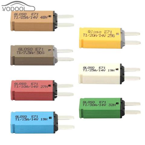 VODOOL DC 14V 5A 7.5A 10A 15A 20A 30A Automatic Reset Mini ATM Circuit Breaker Blade Fuse for Car Truck Boat Marine ► Photo 1/6