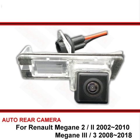 For Renault Megane II III Megane 2 3 2002-2022 Night Vision Rear View Camera Reversing Camera Car Back up Camera HD CCD Vehicle ► Photo 1/5
