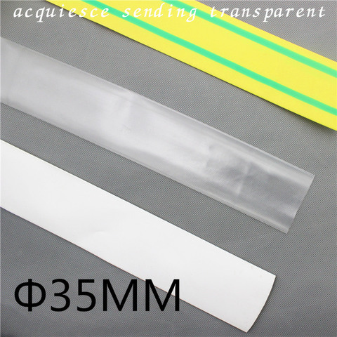 35MM Inner Diameter White color  Heat Shrinkable Tube / Heat Shrink Tubing Insulation Cable Sleeve (1Meter/lot) ► Photo 1/1