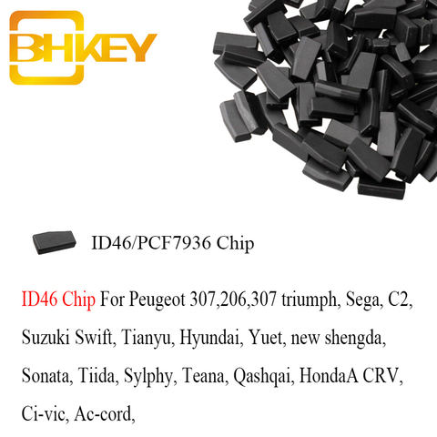 BHKEY 1pcs* ID46 Transponder Chip PCF7936 Unlock ID 46 Chip for Honda Hyundai Kia Mitsubishi Nissan Citroen Peugeot ► Photo 1/1