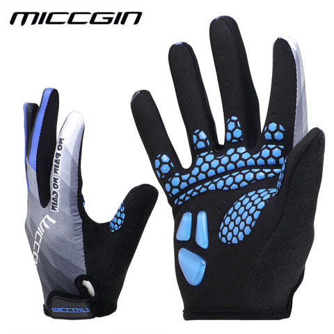 Mtb Gloves Cycling Touch Screen GEL Bike Sport Shockproof Road Full Finger Bicycle Glove For Men Woman MICCGIN ► Photo 1/6