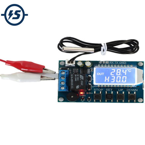 Temperature Fan Speed Controller Module Digital Thermostat Cooling Heating Temperature Controller LCD Display ► Photo 1/6